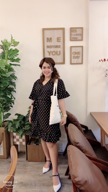 Bigsize Đầm bi đắp bèo D343 | BigBuy360 - bigbuy360.vn