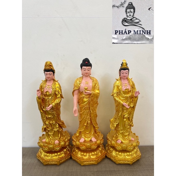 Tôn Tượng Tam Thánh Tây Phương 50cm
