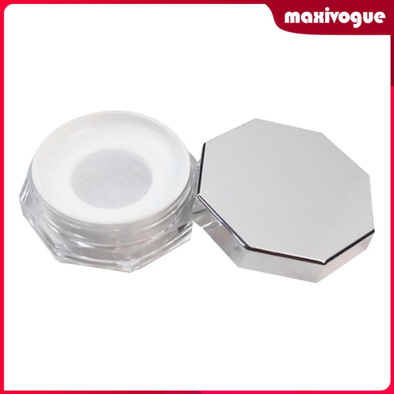 Hộp Nhựa Đựng Phấn Khoáng Trang Điểm Lấp Lánh DIY