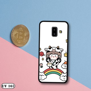 Ốp lưng nhám Samsung Galaxy J6 plus - in hình