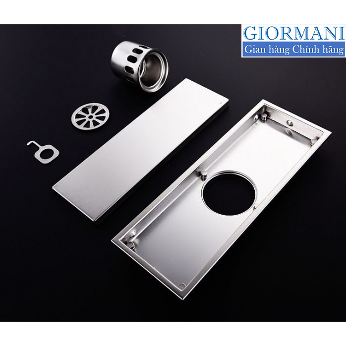 Thoát sàn ngăn mùi loại dài inox SUS304  Hàng cao cấp GIORMANI