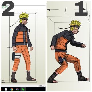 Mô hình giấy NARUTO SHIPPUDEN