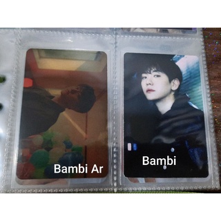 BAEKHYUN EXO - CARD OFF (delight, bambi, superm...)