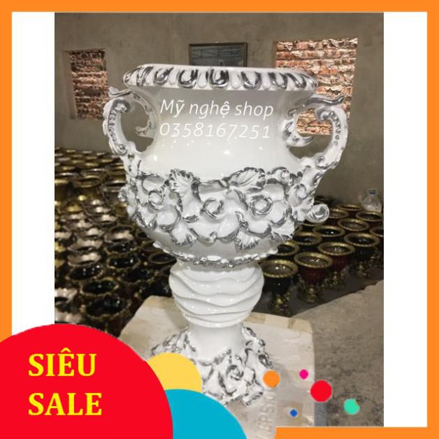 Bình hoa composite chân hoa