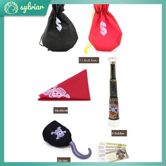 [sylviar] Đồ Chơi Rương Kho Báu Hải Tặc Bằng Nhựa Cổ Điển Cỡ Lớn Dành Cho Trẻ Em Dự Tiệc