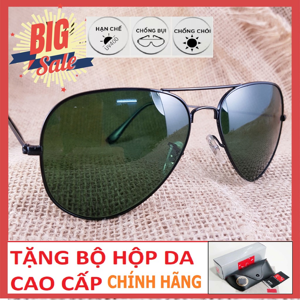 ❌GIÁ GỐC❌Mắt kính mát Nam Nữ TRÒNG THUỶ TINH kiểu phi công cao cấp gọng kim loại HOT TREND | BigBuy360 - bigbuy360.vn