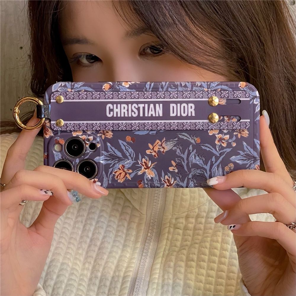Ốp Điện Thoại In Logo Thời Trang Kèm Dây Đeo Cho IPhone 14 Pro max 14 Plus 13 Pro max 12 11 Pro max x xs max xr