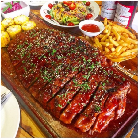 Thyme - Lá thơm Xạ hương nấu món Âu hầm steak bít tết