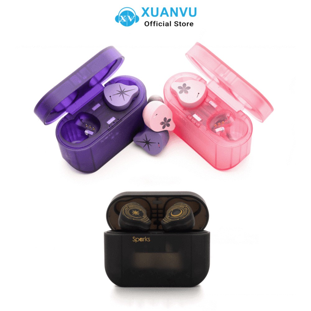 [Mã SKAMCLU9 giảm 10% đơn 100K] Tai nghe True Wireless Moondrop Sparks - Hàng chính hãng | 1 Dynamic phủ màng Berylliu