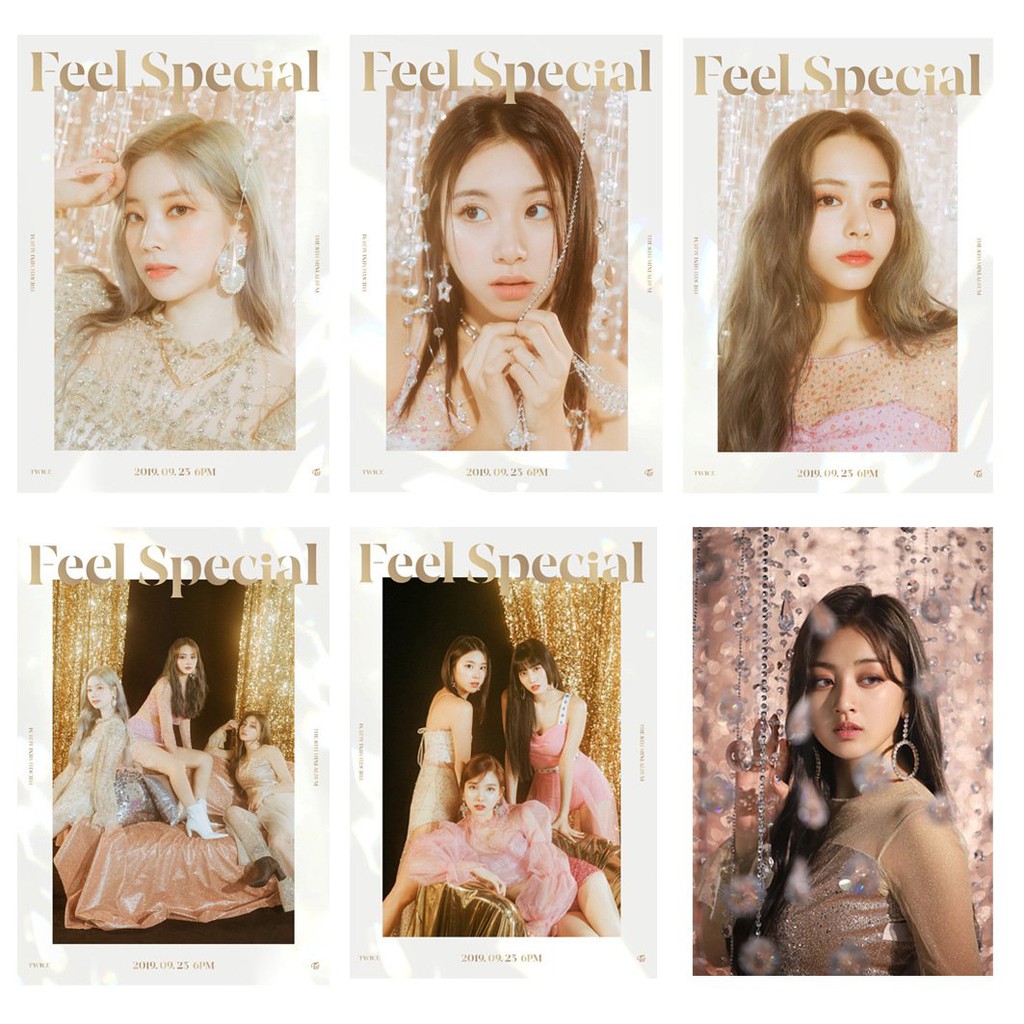 Bộ thẻ card in hình nhóm nhạc TWICE ver FEEL SPEACIAL idol kpop hàn quốc xinh xắn độc đáo