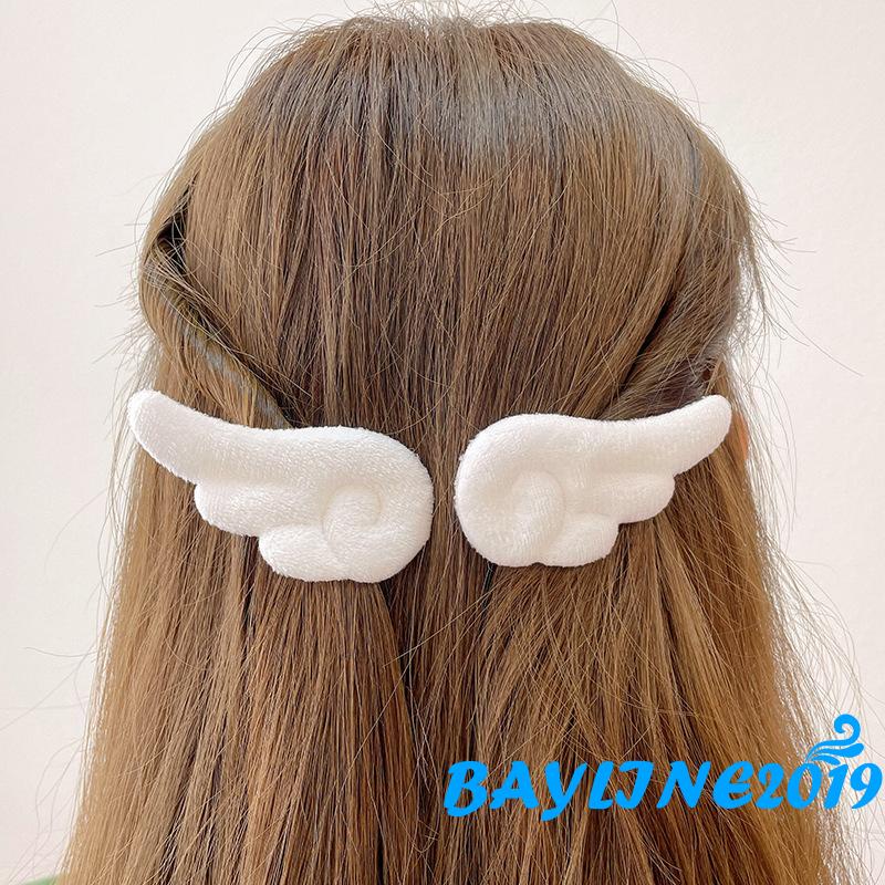 Kẹp tóc thiết kế hình đôi cánh thiên thần dễ thương cho nữ