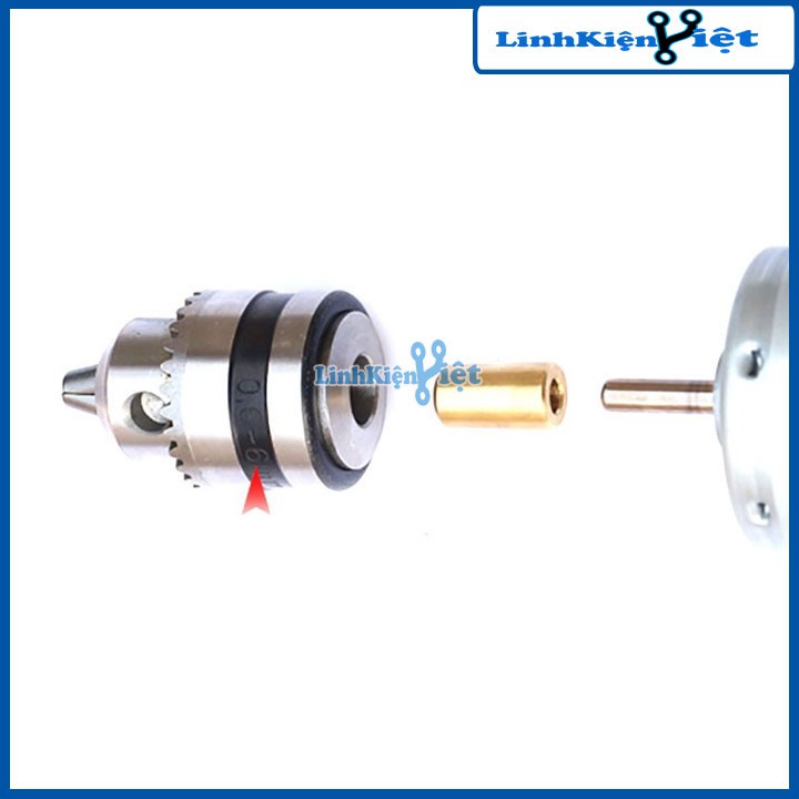 ĐẦU BẠC B10-5MM-Đồng (Nối động cơ trục 5mm với đầu kẹp mũi khoan)