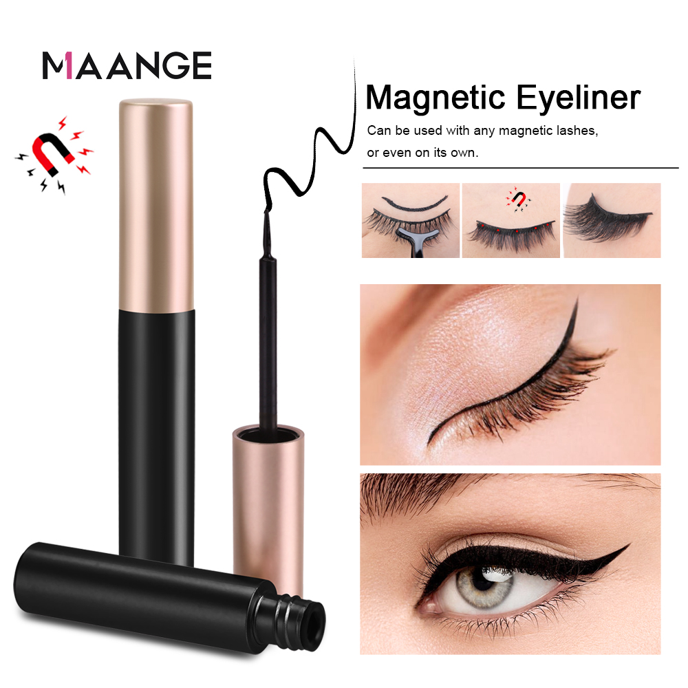 Bút Kẻ Mắt Từ Tính MAANGE Lâu Trôi Màu Đen Không Thấm Nước Mau Khô