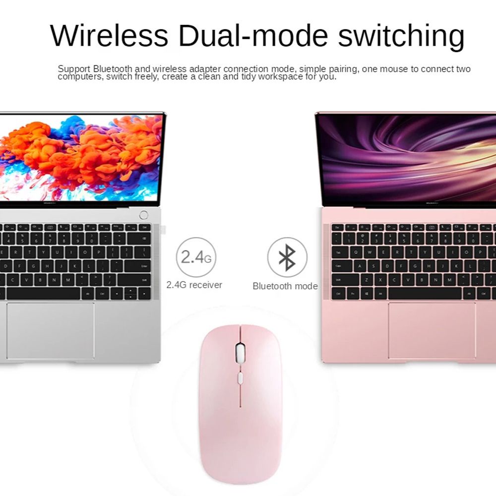 Chuột không dây kết nối Bluetooth có thể sạc lại cho iPad IOS Android