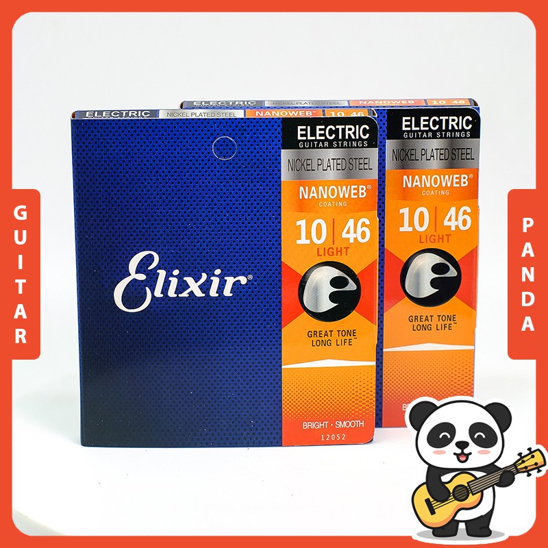 Bộ Dây Đàn Guitar Điện Elixir 12002 12052 | Guitar Panda