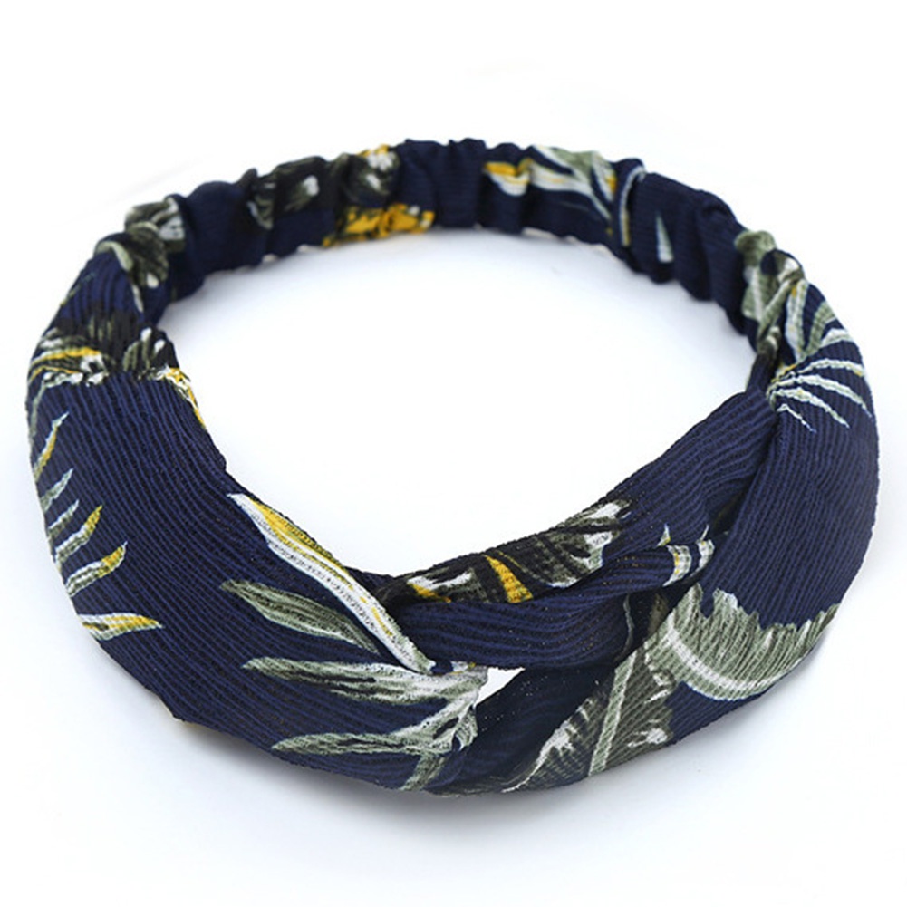 Băng Đô Cài Tóc Co Giãn In Họa Tiết Thời Trang Cho Nữ