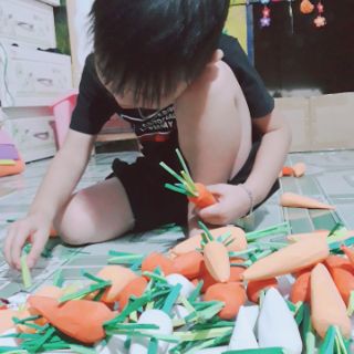 Củ cà rốt bằng xốp