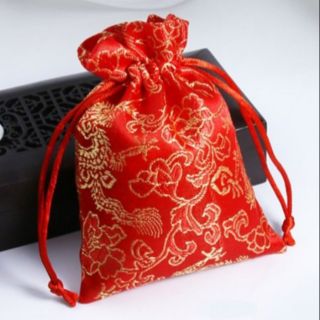 Combo 1 Bột phong thủy và túi đỏ Thần Tài