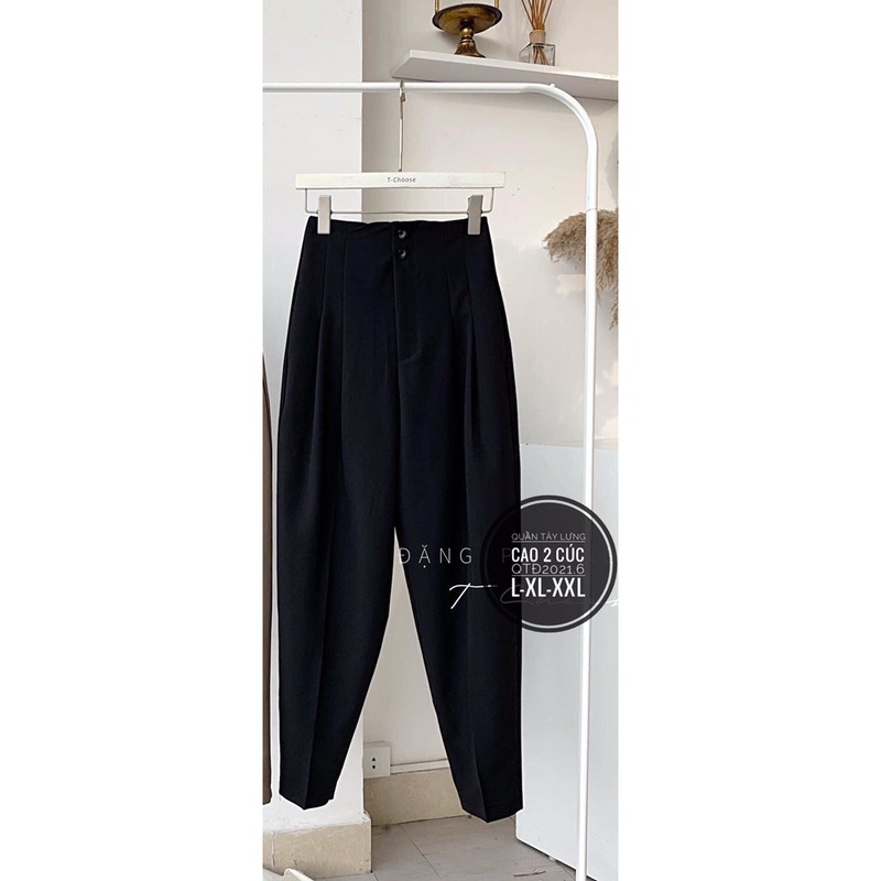 BAGGY TÂY BIGSIZE cạp 2 nút 55-&gt;90kg