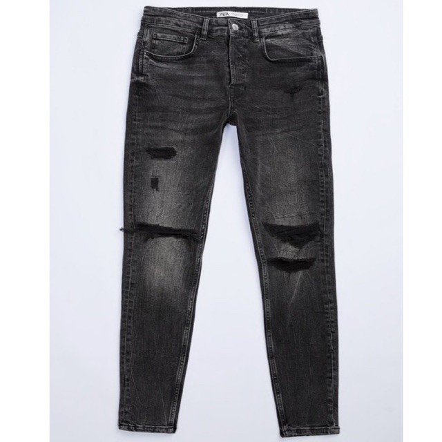 Quần jean Zara authentic RIPPED SKINNY