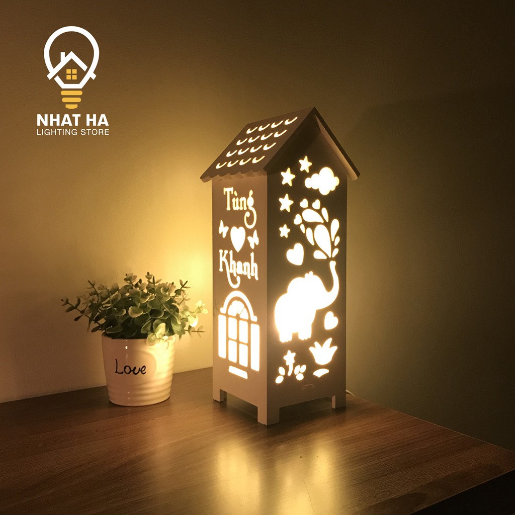 [Handmade] Quà Cưới Tặng Cô Dâu Chú Rể Ý Nghĩa, Đèn Ngủ Để Bàn Trang Trí Phòng Cưới, Phòng Tân Hôn Đẹp