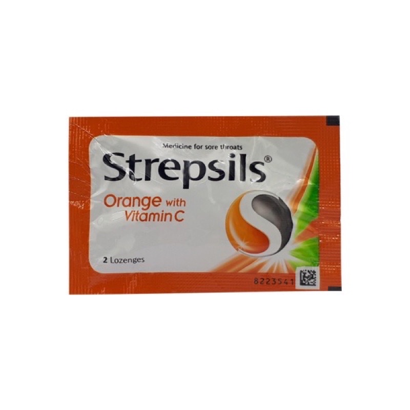Kẹo ngậm Strepsils nhiều vị - Hộp 24 viên - Vỉ 2 viên
