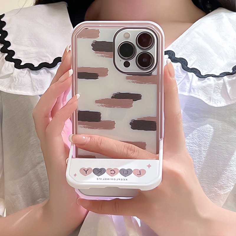 Ốp lưng iphone Ốp Điện Thoại Kèm Giá Đỡ Tàng Hình Cho iphone12 / 13Pro 11Promax / Trend / 6 / 7 / 8 Dinuo case