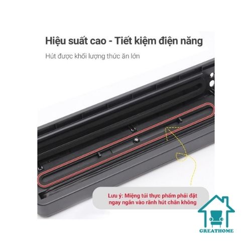 Máy Hút Chân Không Thực Phẩm Vacuum Sealer, Hút Chân Không Bảo Quản Thực Phẩm Tặng Kèm 10 Túi Hút