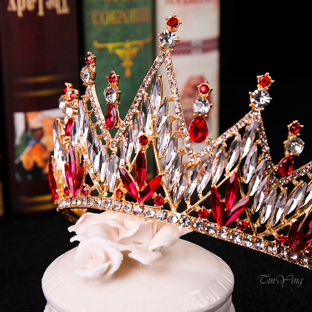 Cài tóc GETNOIVAS hình vương miện đính đá thời trang cho nữ