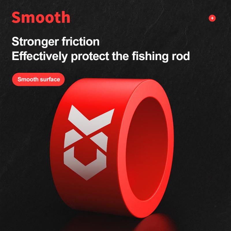 Vòng Silicone Phát Quang Chống Trượt Cho Cần Câu Cá