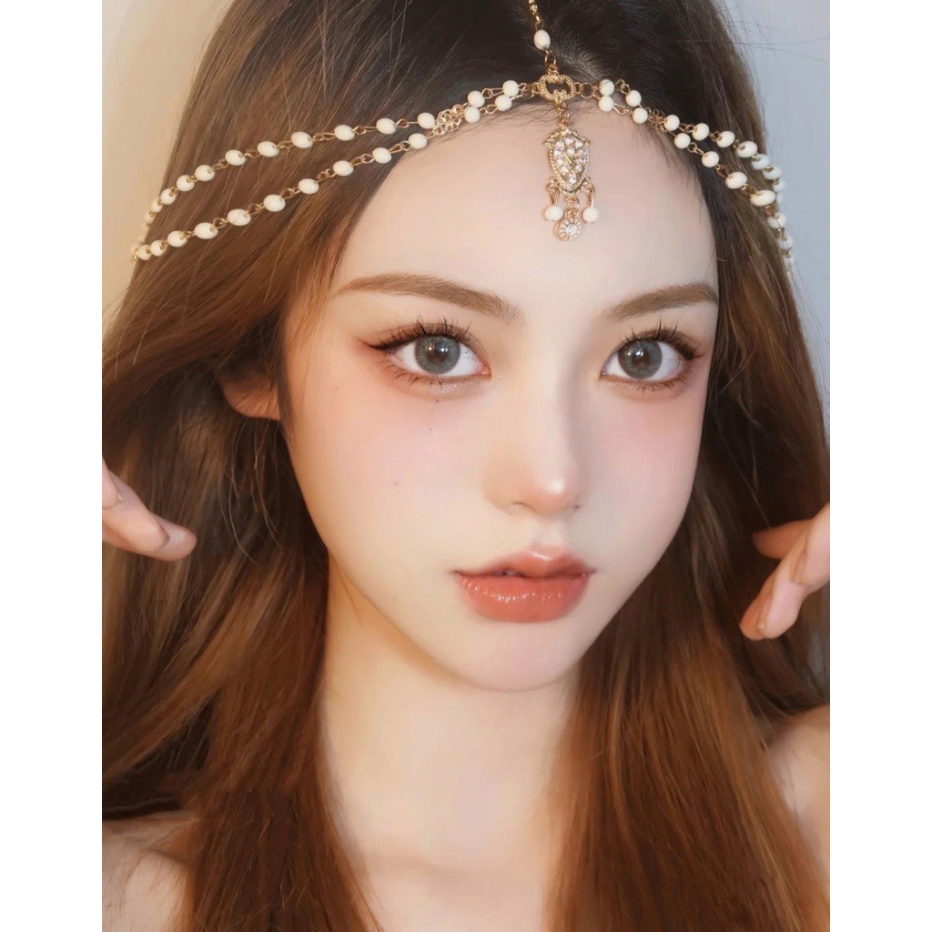 Vòng đeo đầu vòng headchain  kim loại phong cách boho, cosplay xinh đẹp.