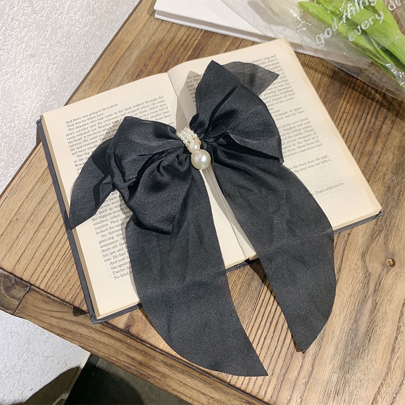 Kẹp tóc nơ ruy băng thời trang Hàn Quốc 2022