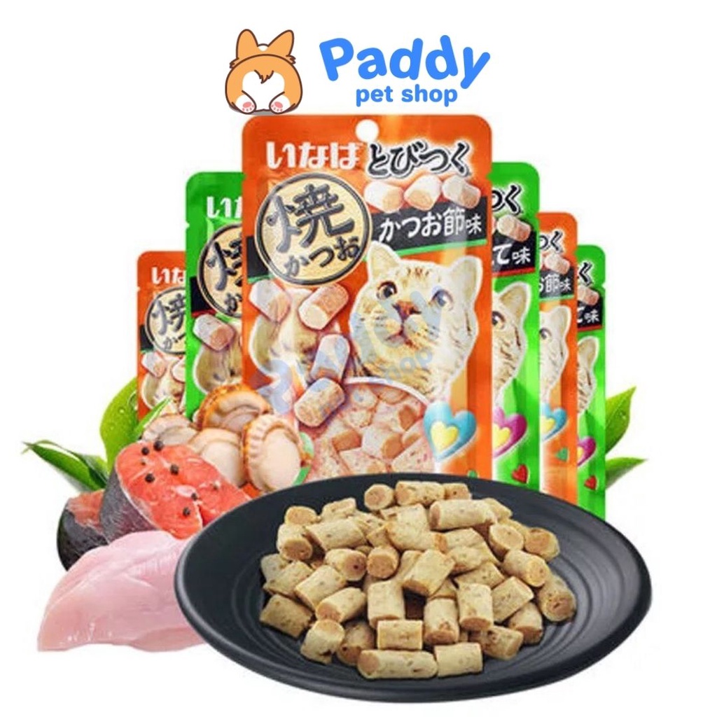 Viên Cá Mềm Inaba Snack Cho Mèo 30g (Vị Ngẫu Nhiên)