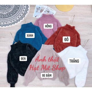 Áo len lông thỏ mềm mịn