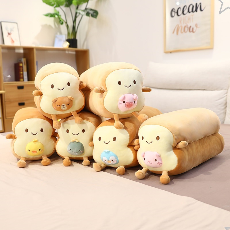 Thú Nhồi Bông Hình Khủng Long / Chim Cánh Cụt / Trái Bơ Mềm Mại Kích Thước 40CM / 80CM