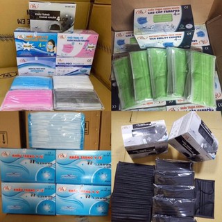 10 hộp khẩu trang y tế FAMAPRO NAM ANH 4 lớp giấy kháng khuẩn