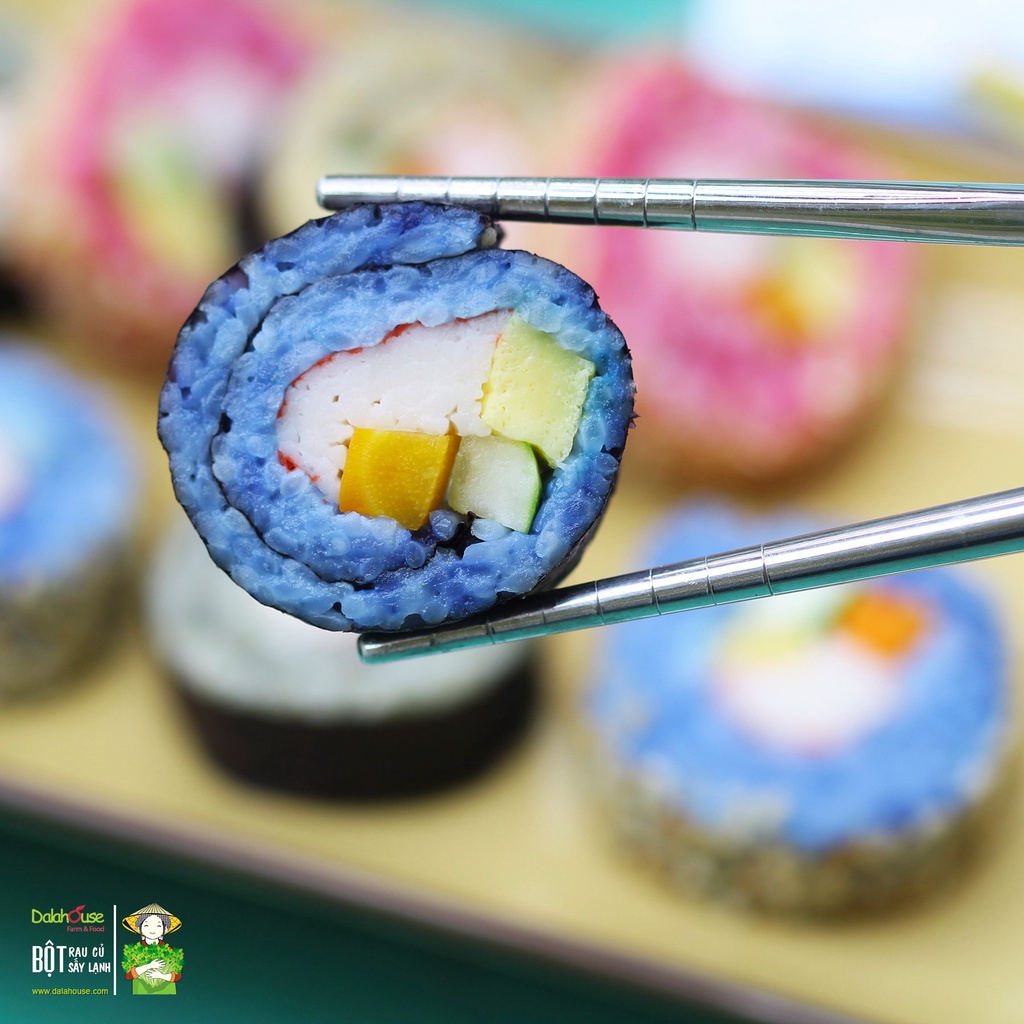 Gói 3g tiện dụng - Bột hoa đậu biếc nguyên chất sấy lạnh Dalahouse - Date: 5/2024 - Shanti