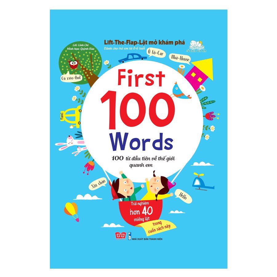 Sách: Lift-The-Flap-Lật mở khám phá - First 100 Words - 100 từ đầu tiên về thế giới quanh em
