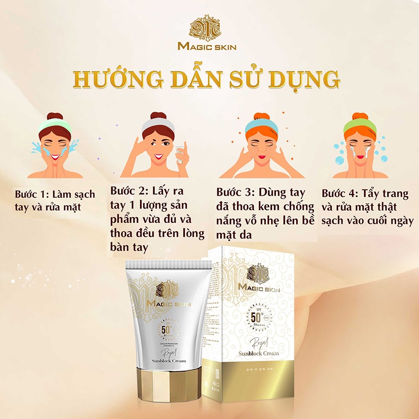 Kem chống nắng dược mỹ phẩm trắng da dưỡng ẩm dùng chống nắng cho da dầu mụn, da nhạy cảm và cả da khô cũng dùng được