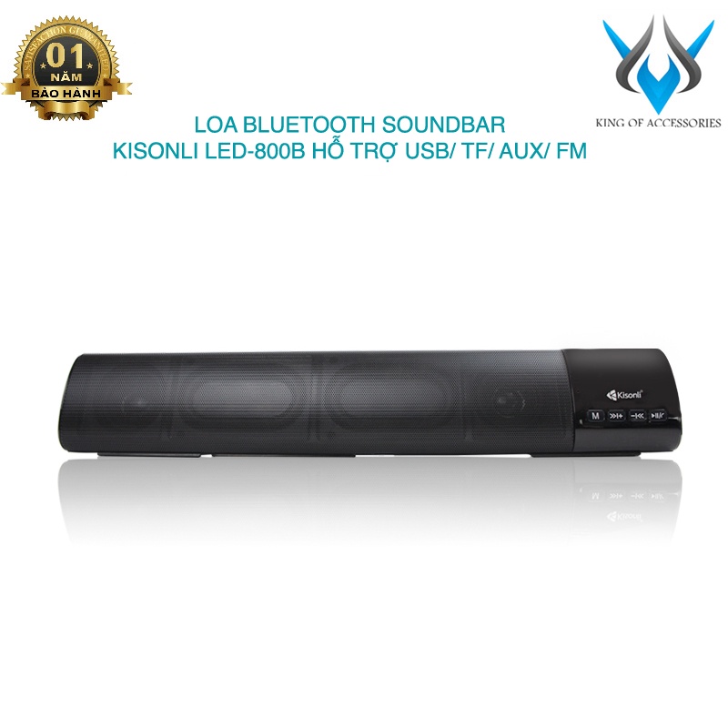 Loa vi tính soundbar Kisonli LED-800B led RGB - tích hợp 2 BASS cực mạnh (nhiều màu) Phụ kiện 1986