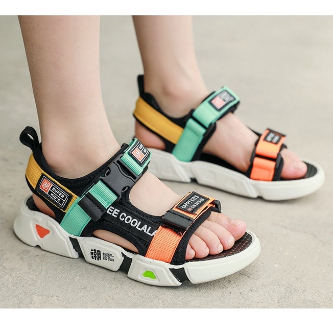 Sandal thể thao cho bé trai từ 4 - 15 tuổi đế êm siêu nhẹ phong cách thời trang