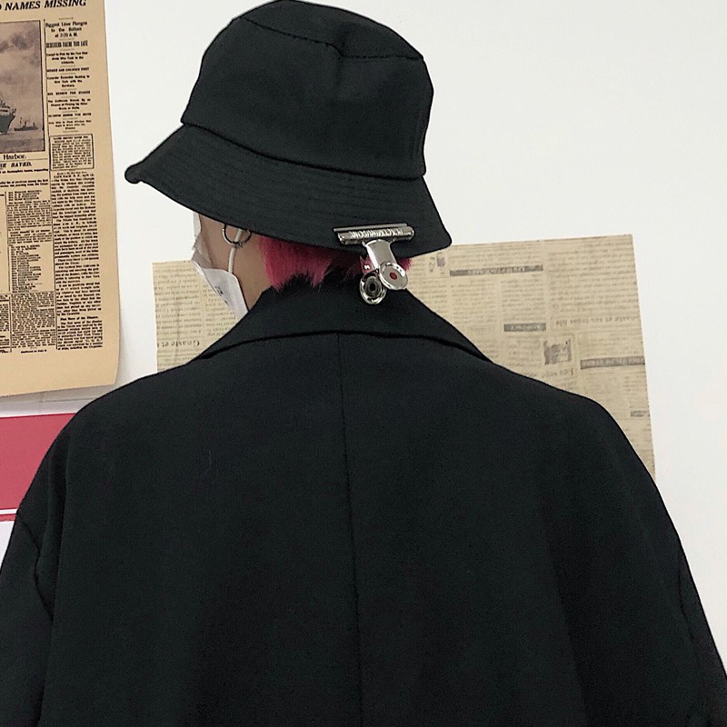 [Hàng Có Sẵn] Miễn Phí Giao Hàng Mũ Xô Màu Trơn Phong Cách Retro Hàn Quốc 22007