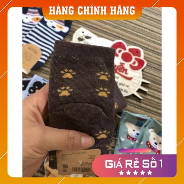 Set 10 đôi tất cổ cao hình con vật đáng yêu có size cho bé 1-13 tuổi mã 9007 - Video+ảnh thật