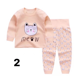 Set/ bộ cạp cao cotton dài tay