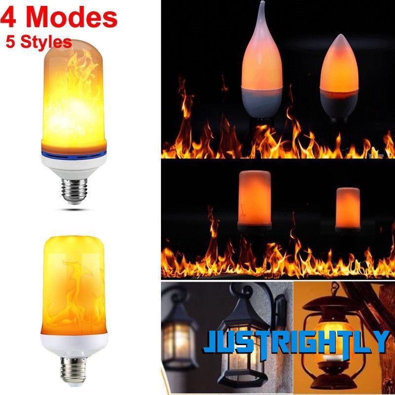 Đèn Led E27 Tạo Hiệu Ứng Ngọn Lửa Trang Trí Giáng Sinh
