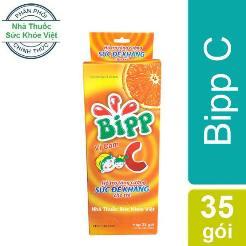 Viên ngậm BIPP C bổ sung vitamin C cho bé 1 gói.