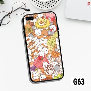 ỐP LƯNG IPHONE 7 PLUS - 8 PLUS IN HÌNH MOLANG SIÊU DỄ THƯƠNG cute