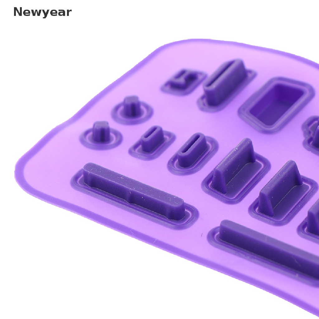 Bộ 16 Nút Bịt Cổng USB HDMI Chống Bụi Bằng silicone