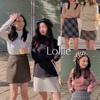 Áo thun tăm mềm cao cổ trơn ap516 lollie studio