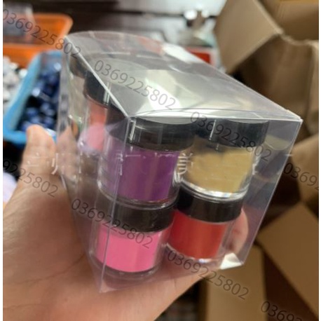 Set 12 hũ bột xuất Mỹ, đắp hoa, đắp móng